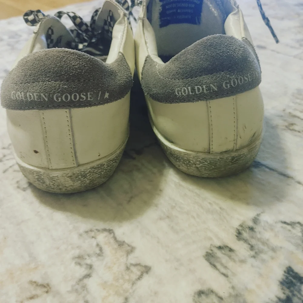 Golden Goose White and Gray Sneakers - Picture 4 of 7